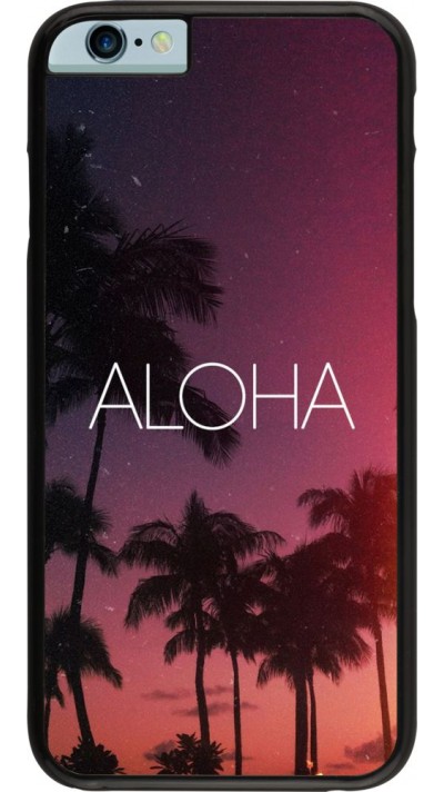 Hülle iPhone 6/6s - Aloha Sunset Palms