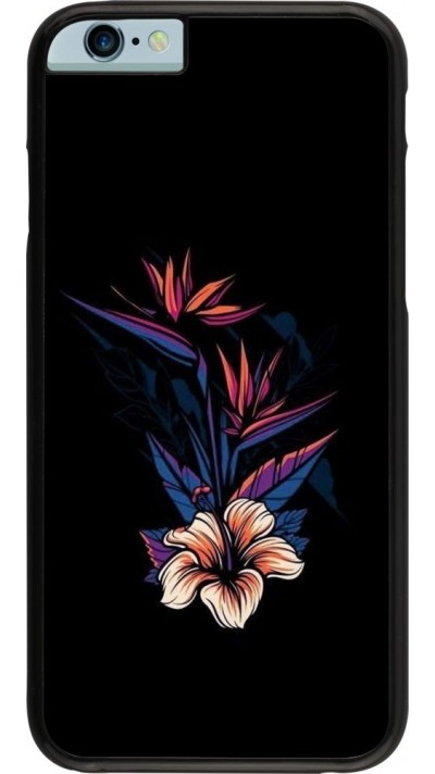 Hülle iPhone 6/6s - Dark Flowers