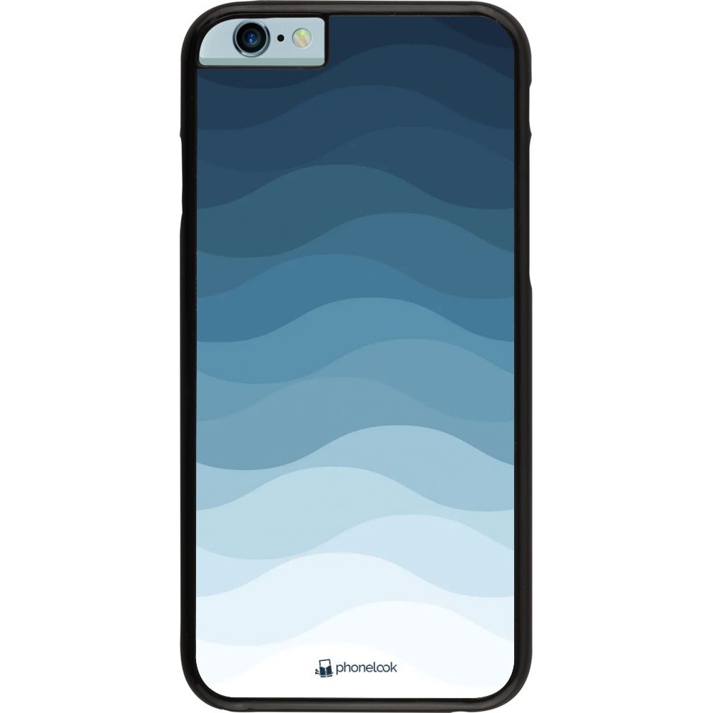 Hülle iPhone 6/6s - Flat Blue Waves