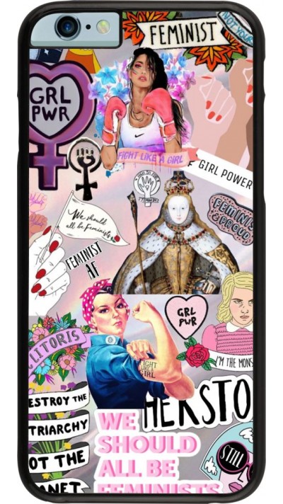Coque iPhone 6/6s - Girl Power Collage