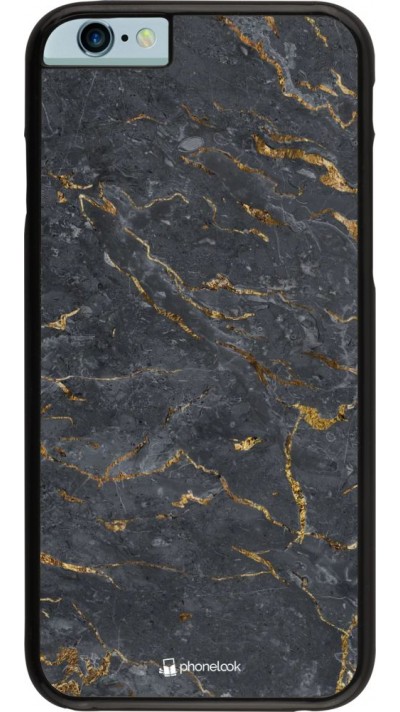 Hülle iPhone 6/6s - Grey Gold Marble