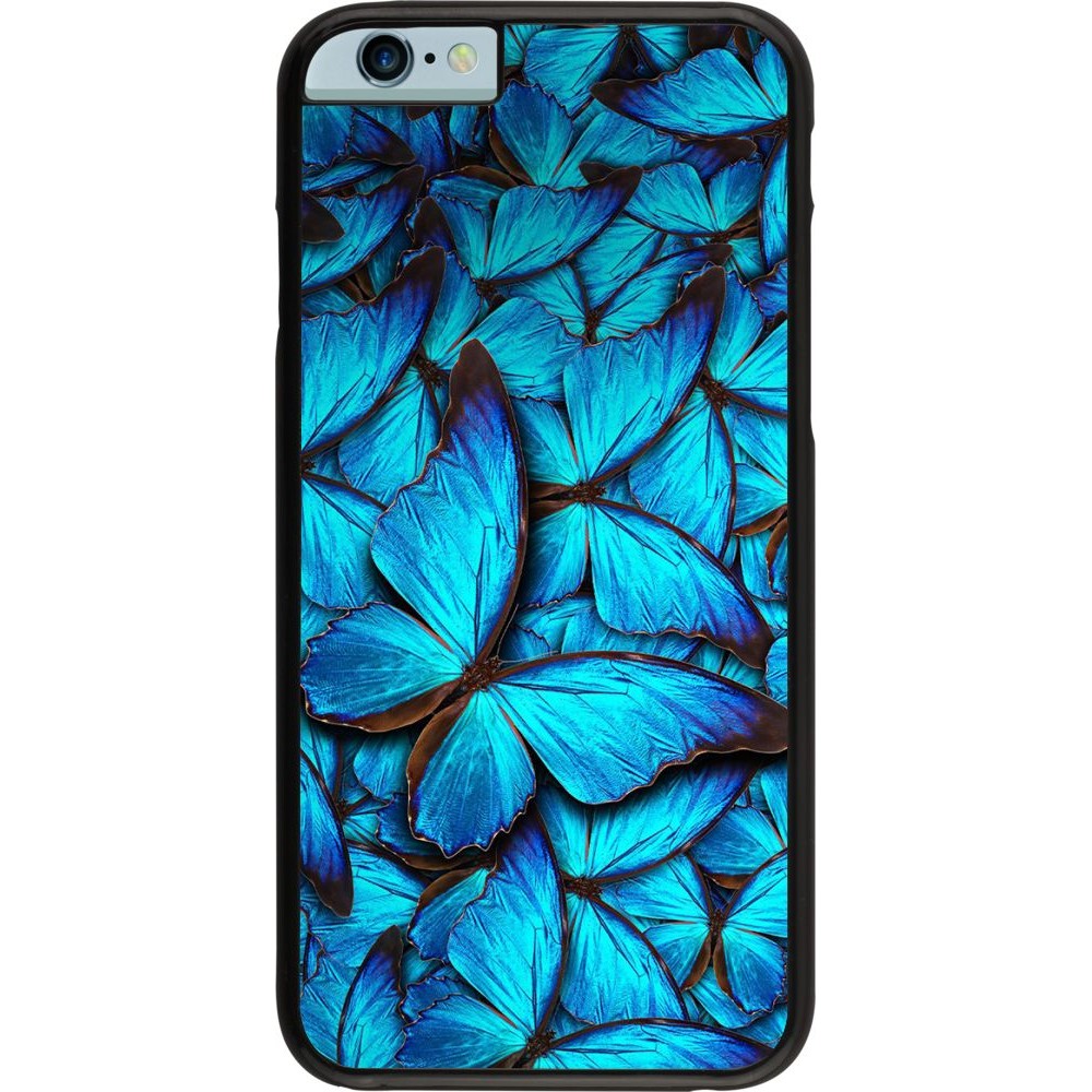 Coque iPhone 6/6s - Papillon - Bleu