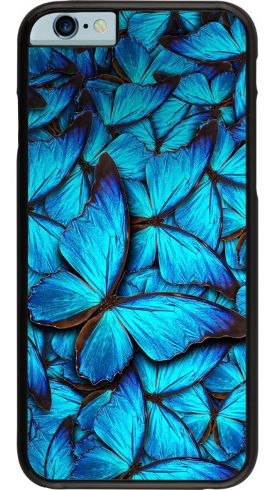 Coque iPhone 6/6s - Papillon - Bleu