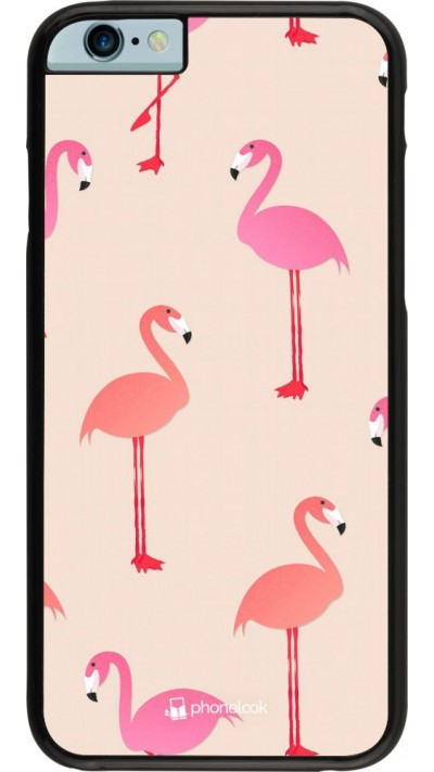 Hülle iPhone 6/6s - Pink Flamingos Pattern