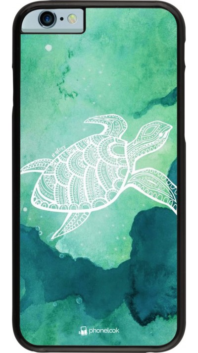 Coque iPhone 6/6s - Turtle Aztec Watercolor