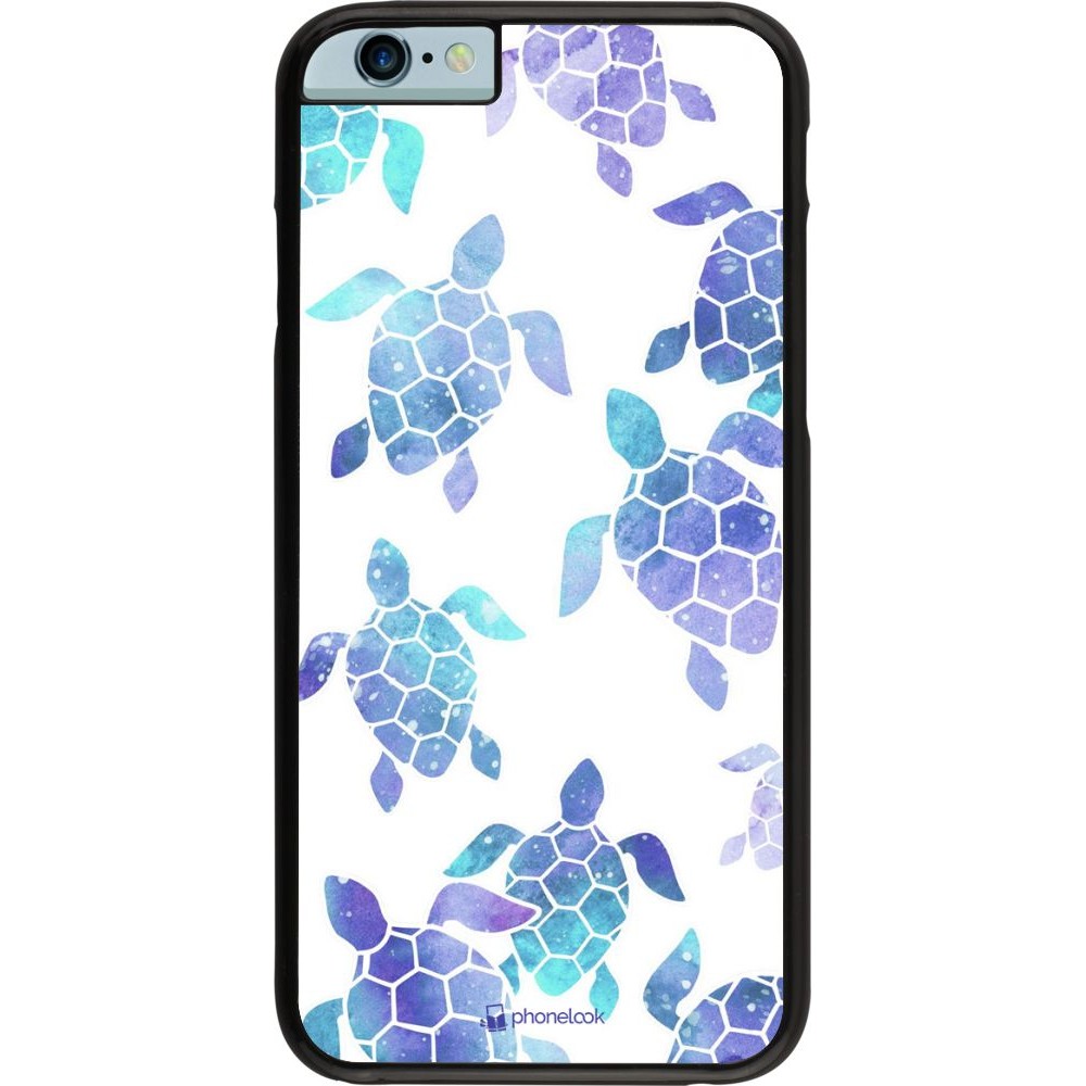 Hülle iPhone 6/6s - Turtles pattern watercolor