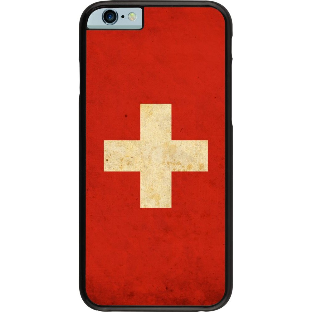 Hülle iPhone 6/6s - Vintage Flag SWISS