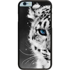 Hülle iPhone 6/6s - White tiger blue eye