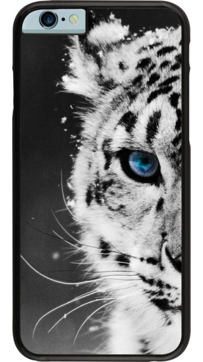 Hülle iPhone 6/6s - White tiger blue eye