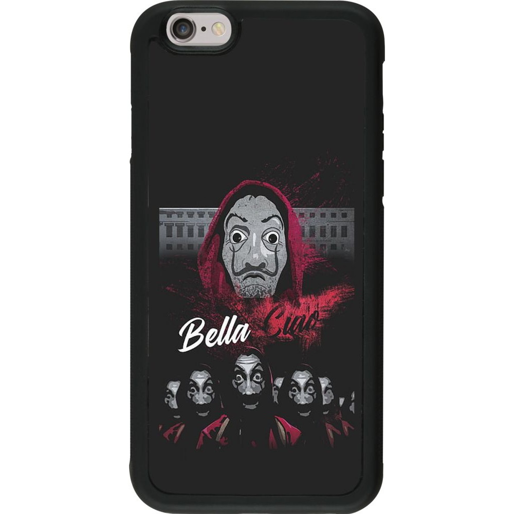Hülle iPhone 6/6s - Silikon schwarz Bella Ciao