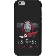 Hülle iPhone 6/6s - Silikon schwarz Bella Ciao