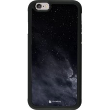 Hülle iPhone 6/6s - Silikon schwarz Black Sky Clouds
