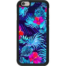 Coque iPhone 6/6s - Silicone rigide noir Blue Forest