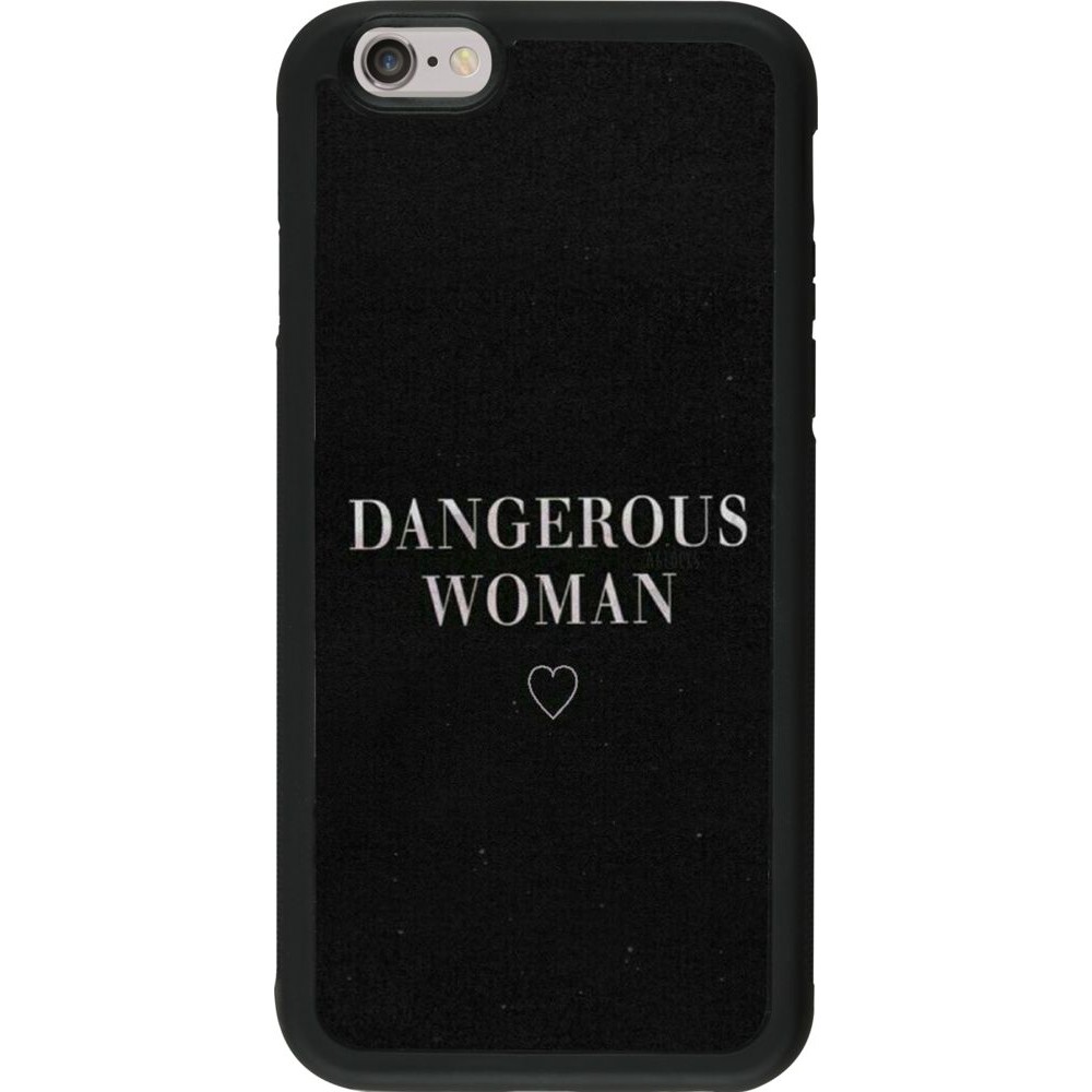 Hülle iPhone 6/6s - Silikon schwarz Dangerous woman