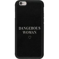 Hülle iPhone 6/6s - Silikon schwarz Dangerous woman