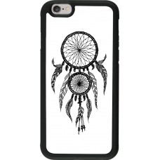 Hülle iPhone 6/6s - Silikon schwarz Dreamcatcher 02