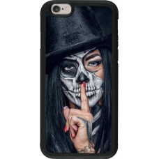 Hülle iPhone 6/6s - Silikon schwarz Halloween 18 19