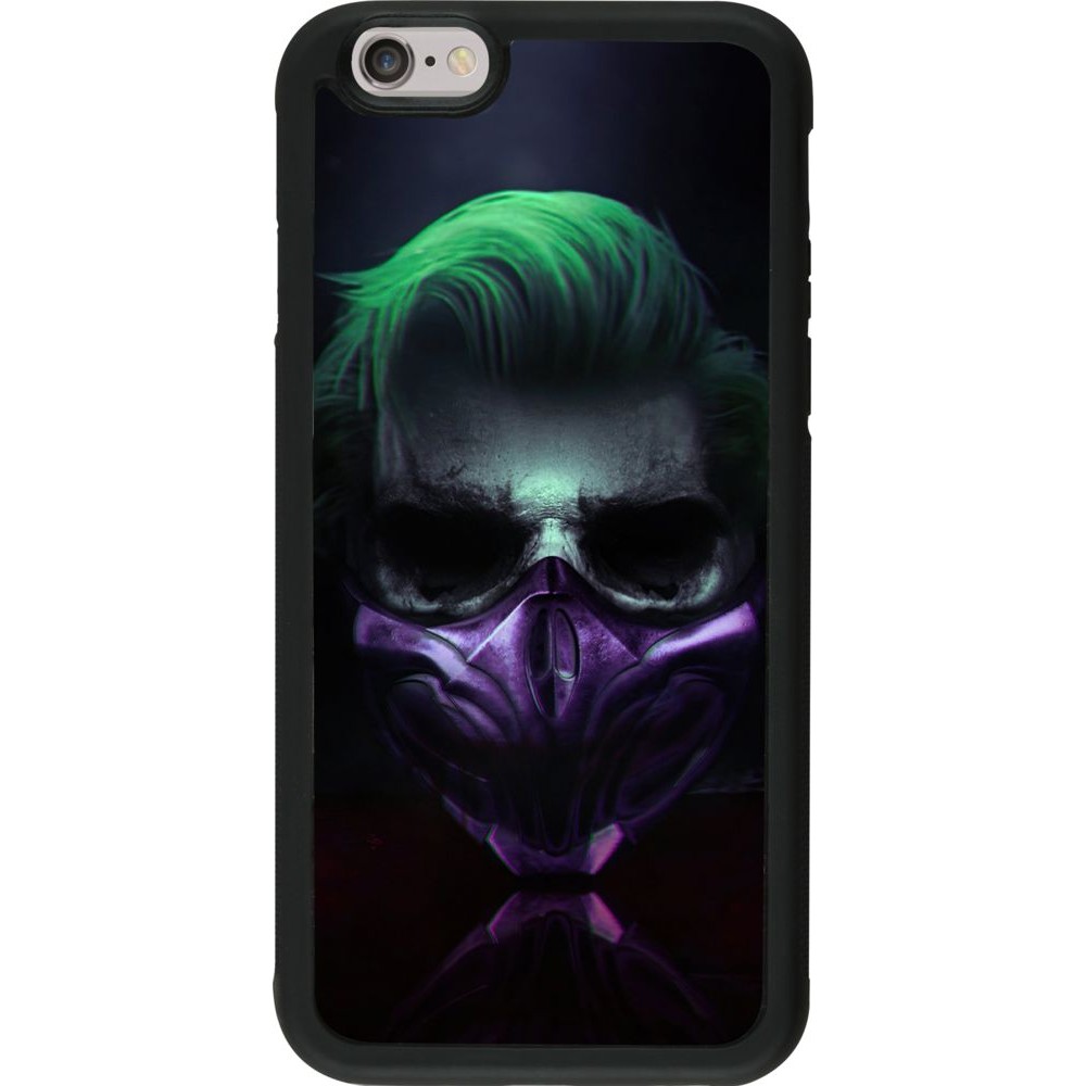 Coque iPhone 6/6s - Silicone rigide noir Halloween 20 21