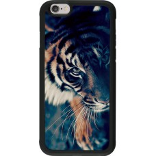 Coque iPhone 6/6s - Silicone rigide noir Incredible Lion