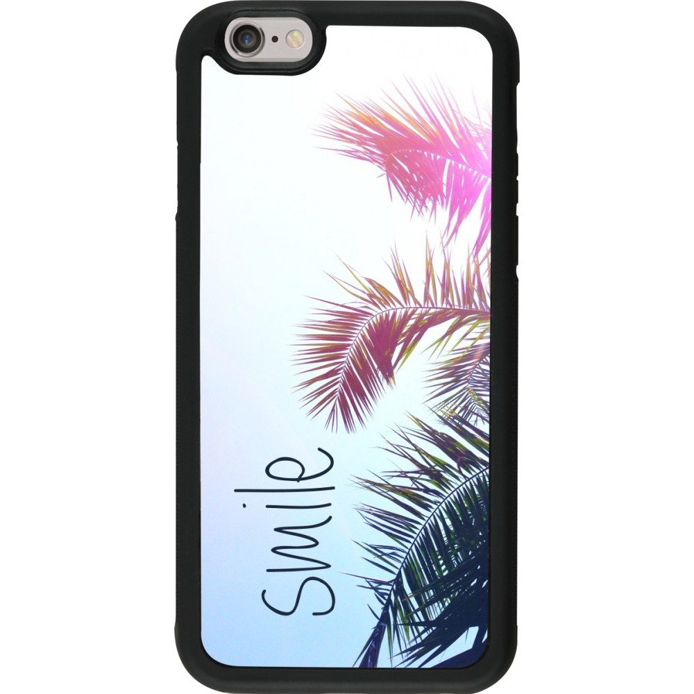 Hülle iPhone 6/6s - Silikon schwarz Smile 05