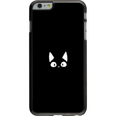 Coque iPhone 6 Plus / 6s Plus - Funny cat on black