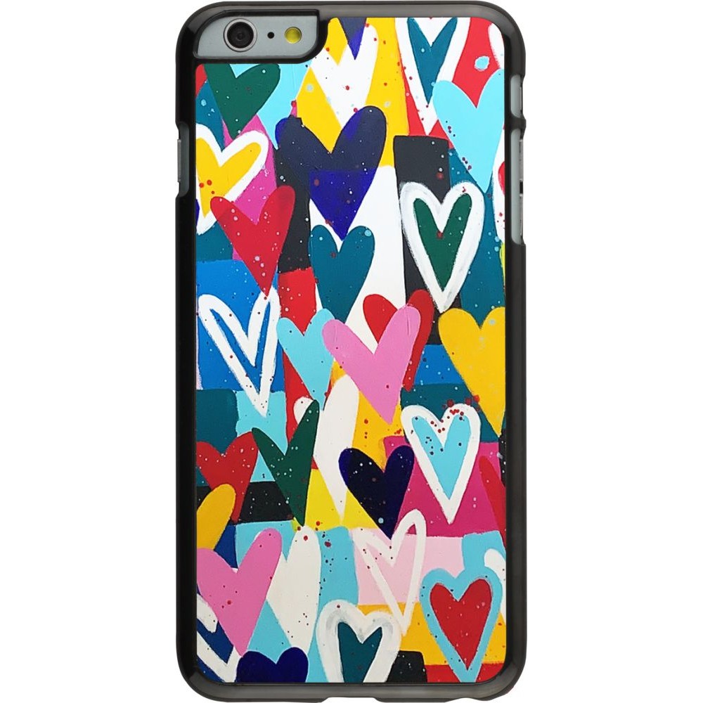 Hülle iPhone 6 Plus / 6s Plus - Joyful Hearts