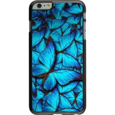 Coque iPhone 6 Plus / 6s Plus - Papillon - Bleu