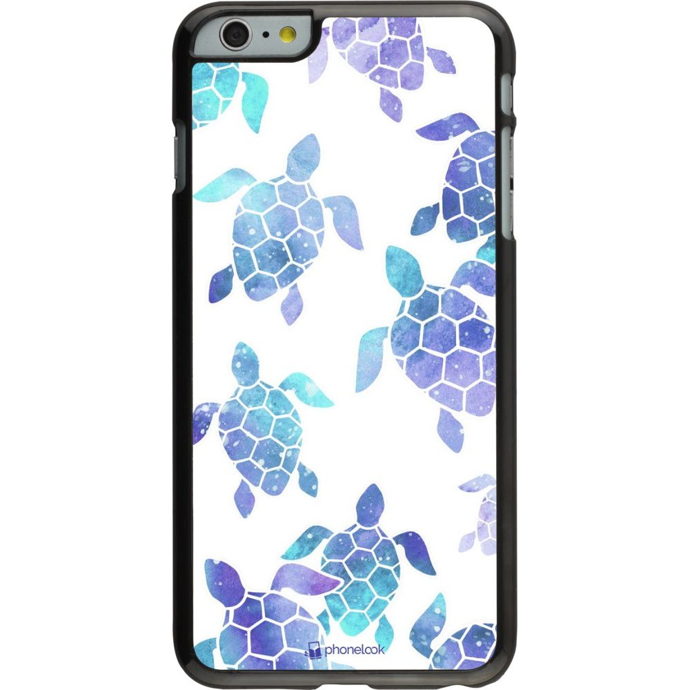 Hülle iPhone 6 Plus / 6s Plus - Turtles pattern watercolor