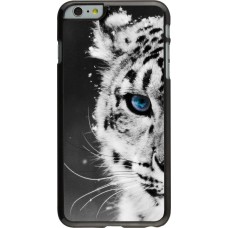 Hülle iPhone 6 Plus / 6s Plus - White tiger blue eye