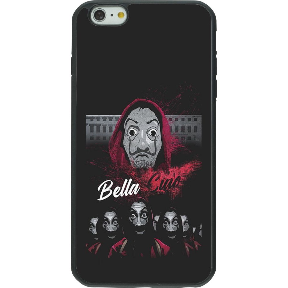 Coque iPhone 6 Plus / 6s Plus - Silicone rigide noir Bella Ciao