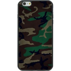 Coque iPhone 6 Plus / 6s Plus - Silicone rigide noir Camouflage 3
