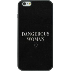 Coque iPhone 6 Plus / 6s Plus - Silicone rigide noir Dangerous woman