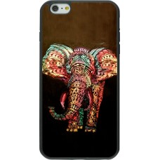Hülle iPhone 6 Plus / 6s Plus - Silikon schwarz Elephant 02