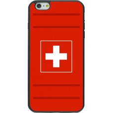 Hülle iPhone 6 Plus / 6s Plus - Silikon schwarz Euro 2020 Switzerland