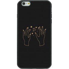 Hülle iPhone 6 Plus / 6s Plus - Silikon schwarz Grey magic hands