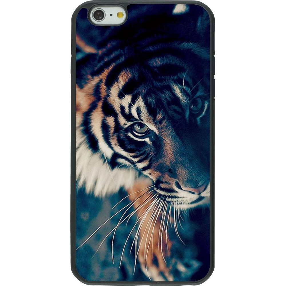Coque iPhone 6 Plus / 6s Plus - Silicone rigide noir Incredible Lion