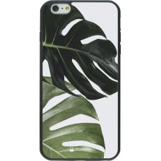 Coque iPhone 6 Plus / 6s Plus - Silicone rigide noir Monstera Plant