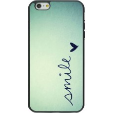Hülle iPhone 6 Plus / 6s Plus - Silikon schwarz Smile