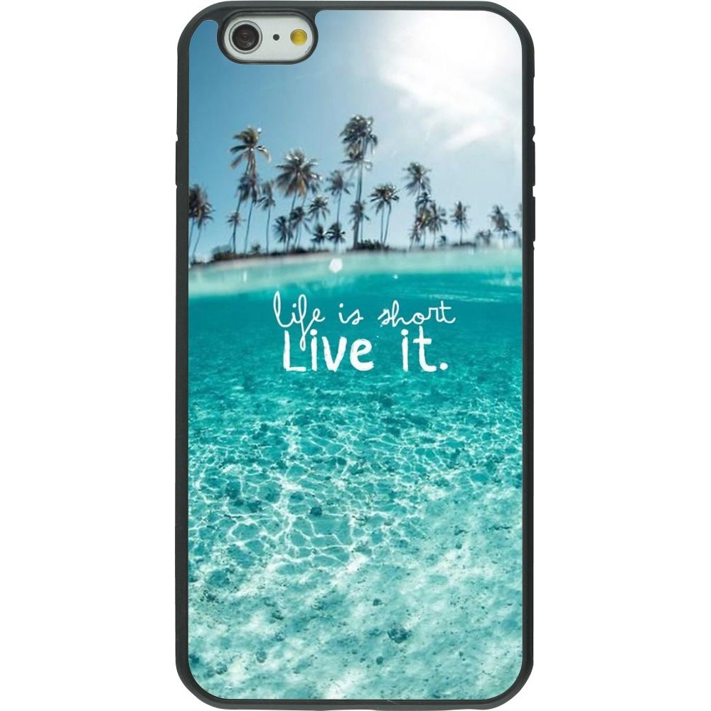 Coque iPhone 6 Plus / 6s Plus - Silicone rigide noir Summer 18 24