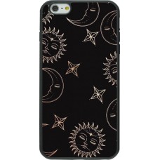 Hülle iPhone 6 Plus / 6s Plus - Silikon schwarz Suns and Moons