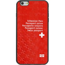 Coque iPhone 6 Plus / 6s Plus - Silicone rigide noir Swiss Passport