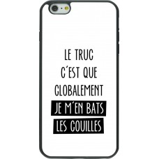 Coque iPhone 6 Plus / 6s Plus - Silicone rigide noir Le truc globalement bats les couilles