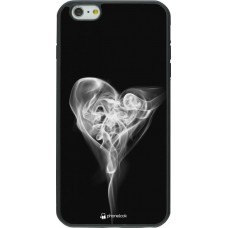 Coque iPhone 6 Plus / 6s Plus - Silicone rigide noir Valentine 2022 Black Smoke