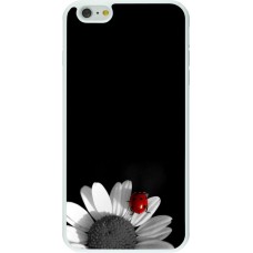Coque iPhone 6 Plus / 6s Plus - Silicone rigide blanc Black and white Cox