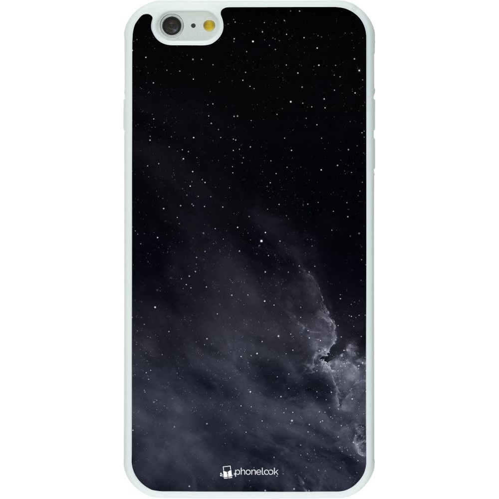 Coque iPhone 6 Plus / 6s Plus - Silicone rigide blanc Black Sky Clouds