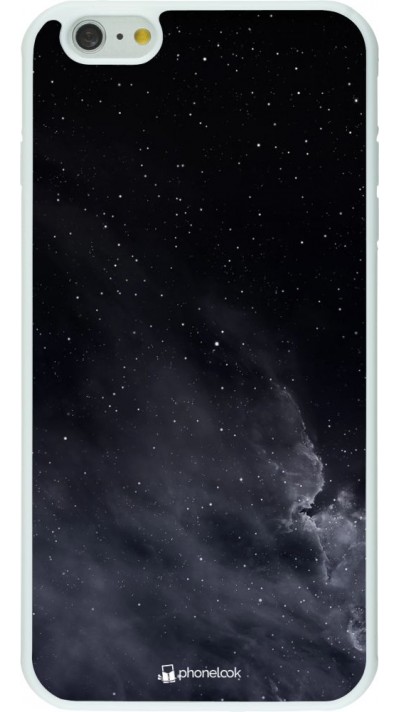 Hülle iPhone 6 Plus / 6s Plus - Silikon weiss Black Sky Clouds