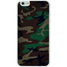 Hülle iPhone 6 Plus / 6s Plus - Silikon weiss Camouflage 3