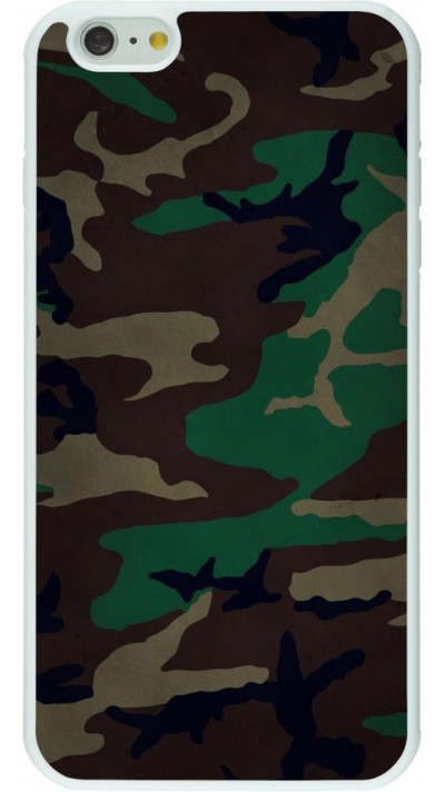 Hülle iPhone 6 Plus / 6s Plus - Silikon weiss Camouflage 3