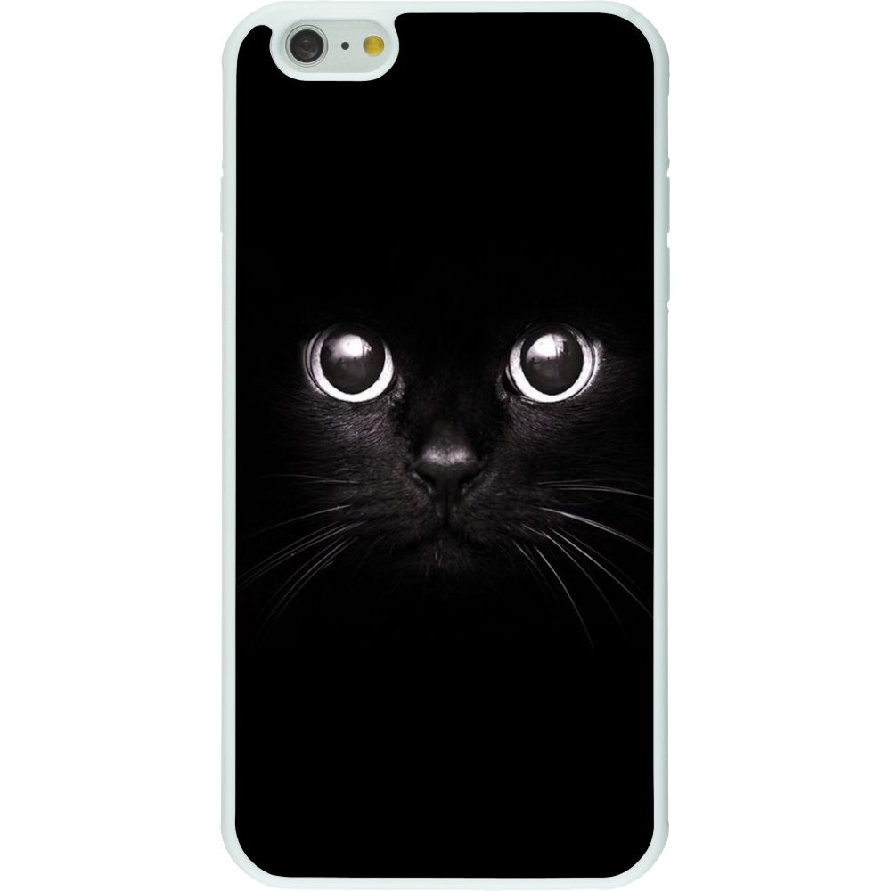 Coque iPhone 6 Plus / 6s Plus - Silicone rigide blanc Cat eyes