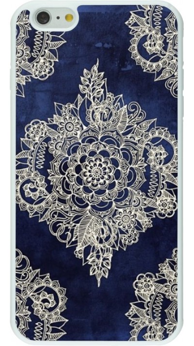 Hülle iPhone 6 Plus / 6s Plus - Silikon weiss Cream Flower Moroccan
